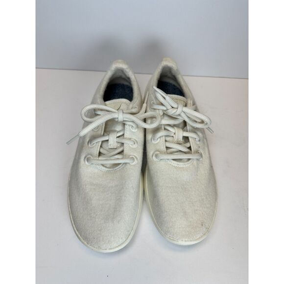 Allbirds Women's Size 8 Natural White Women's Wool Runners Shoes Lace Up EUC - Picture 10 of 10